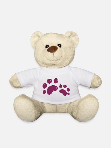 dog lovers - Dog animal gift - Teddy Bear - white