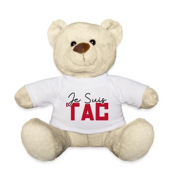 Je Suis TAC , TIC Et TAC , Duo Drole - Nounours - blanc - Devant
