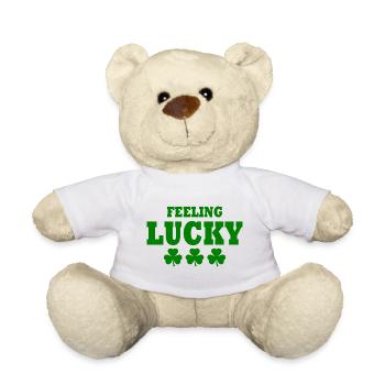 feeling lucky - Teddy - Weiß - Vorne