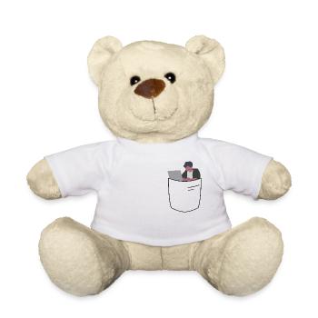 Programmeurs dans la poche thoracique - Nounours - blanc - Devant