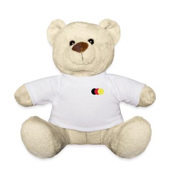 points colorés - Nounours - blanc - Devant