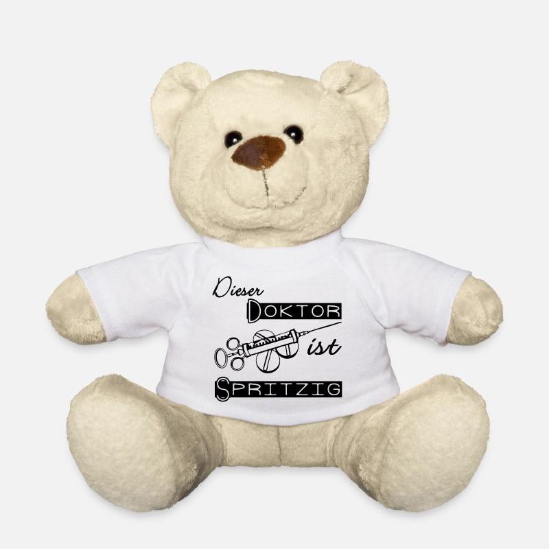 Doktor Spritzig Geschenk - Teddy - Weiß