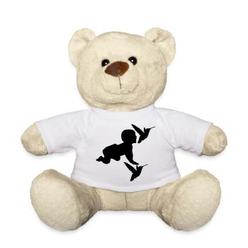 Baby Birds - Teddy Bear - white - Front