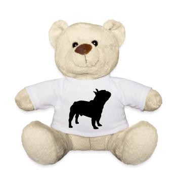 Französische Bulldogge - Teddy - Weiß - Vorne