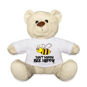 bee happy - Teddy - Weiß - Vorne