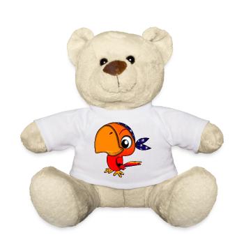 pirate ship boat pirat piratenschiff schiff skull1 - Teddy - Weiß - Vorne