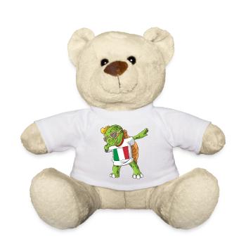 Italy Dabbing turtle - Teddy Bear - white - Front