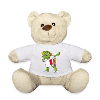 Malta Dabbing turtle - Teddy Bear - white - Front