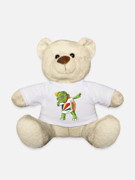 Seychellen Dabbing Schildkröte - Teddy - Weiß