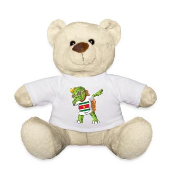 Suriname Dabbing Schildkröte - Teddy - Weiß - Vorne