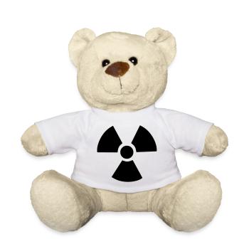 Radioactive Symbol - Teddy Bear - white - Front