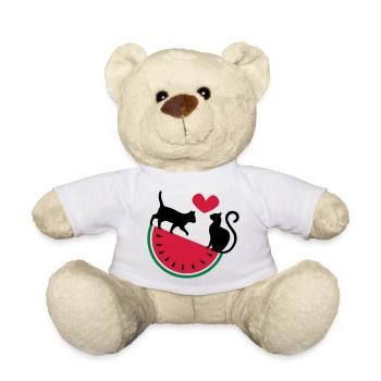 Melon Cat Love - Teddy - Weiß - Vorne