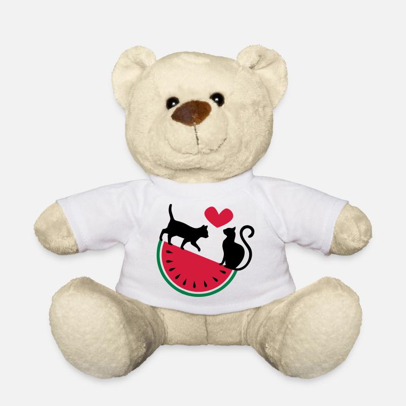 Melon Chat Amour - Nounours - blanc