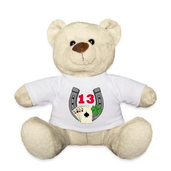 Glück - Teddy - Weiß - Vorne