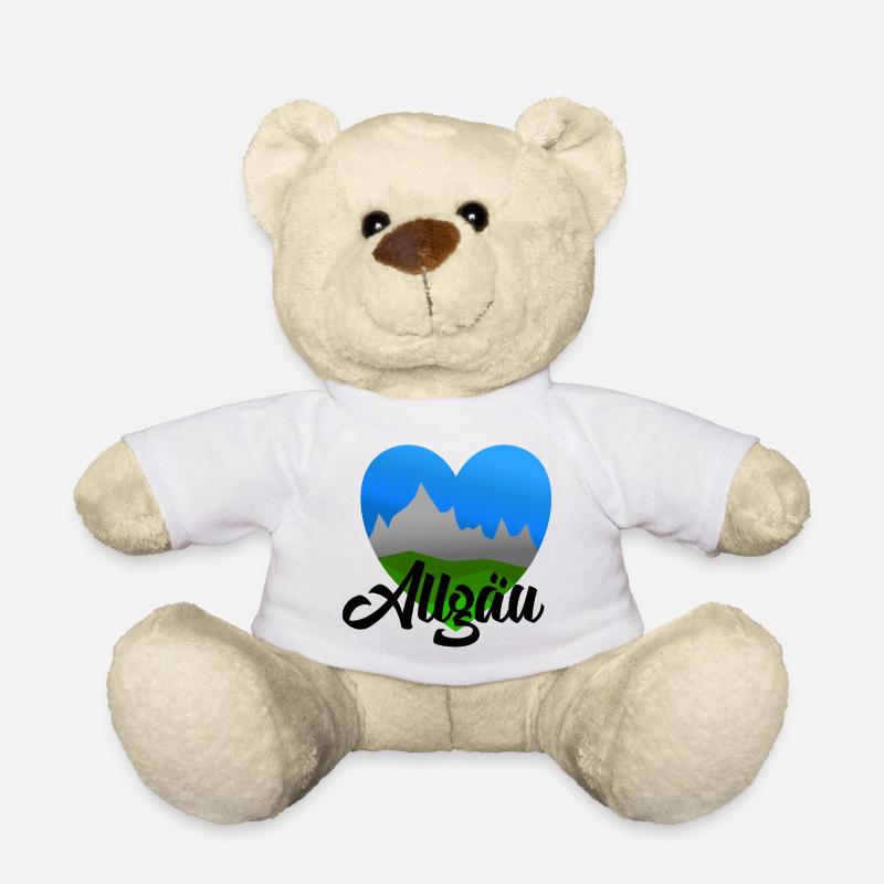 I Love Allgäu Design - Teddy - Weiß