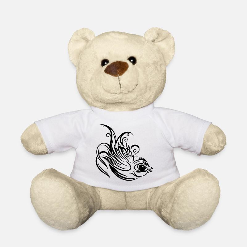 Hirondelle, printemps, messager de printemps - Nounours - blanc