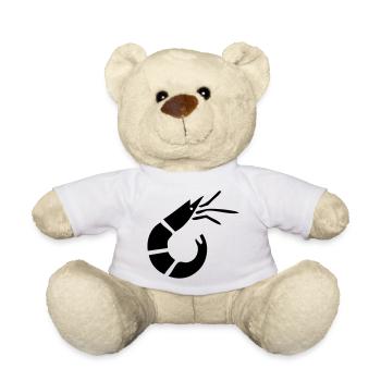 Garnele - Krabbe - Shrimp -Fischerei - Teddy - Weiß - Vorne