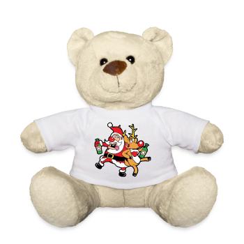 Père Noël père Noël Noël Santa - Nounours - blanc - Devant
