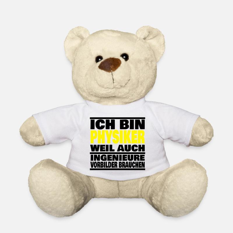 lustiger Spruch Physiker Abschluss Geschenk Idee - Teddy - Weiß