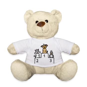 Classement de Animaux - Chien Chat Oiseau - Nounours - blanc - Devant
