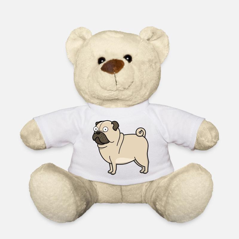 Derp Pug - Teddy - Weiß