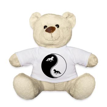 Islandpferde Yin Yang, Islandpferd Tölt, Isländer - Teddy - Weiß - Vorne
