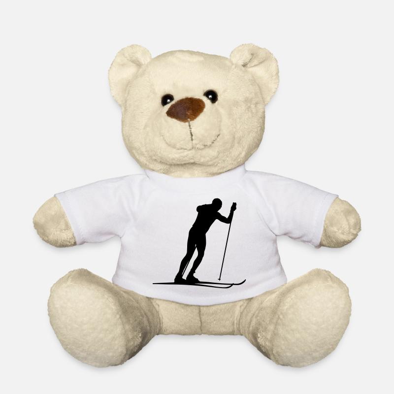 Ski Langlauf - Teddy - Weiß