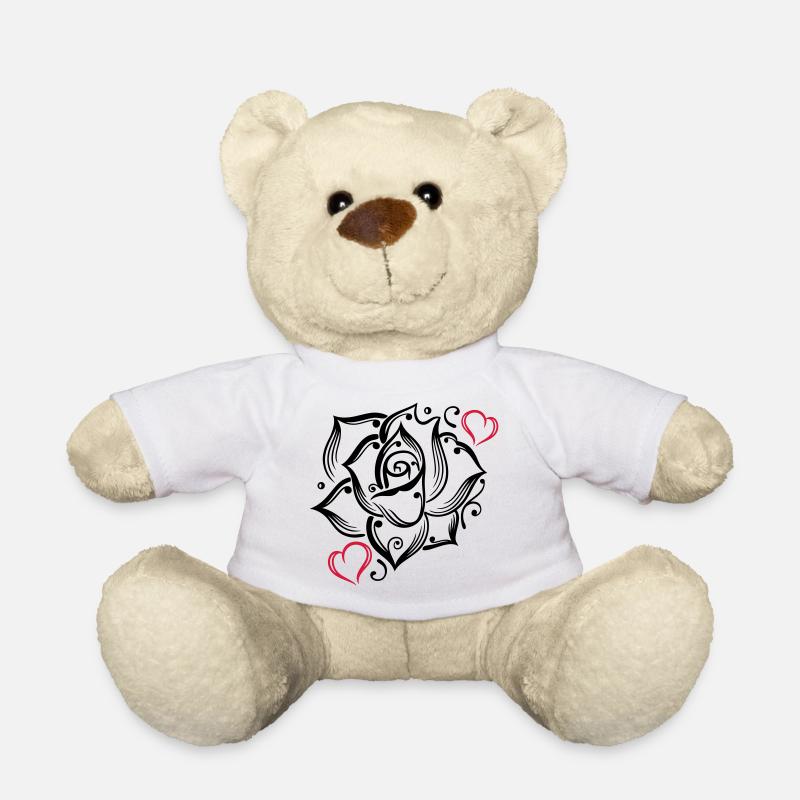 Rose Herzen Liebe Blume Blühen Romantisch - Teddy - Weiß