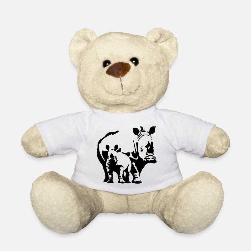 Nashorn - Teddy - Weiß