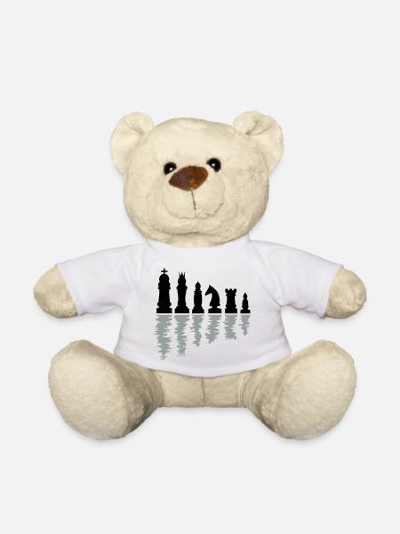 échecs - Nounours - blanc