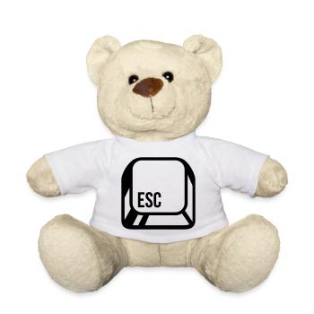 Computer - Teddy - Weiß - Vorne