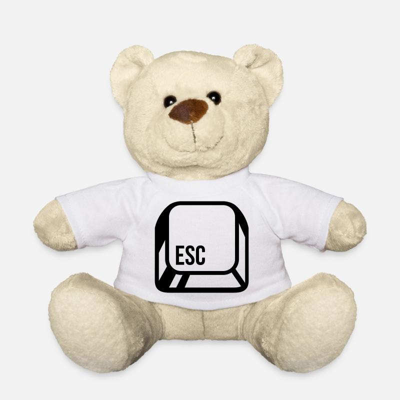ordinateur - Nounours - blanc