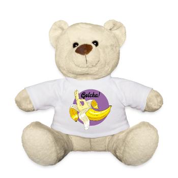Banana troll meme - Teddy Bear - white - Front