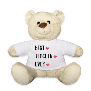 Lehrer - Teddy - Weiß - Vorne