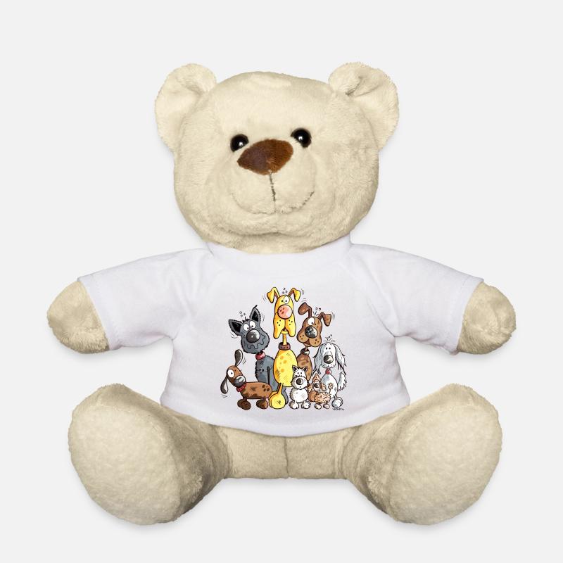 Hundehaufen - Teddy - Weiß