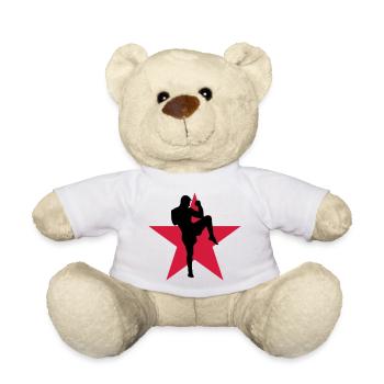Kickboxen / Kickboxing / Kickboxer / Kick Boxing - Teddy - Weiß - Vorne