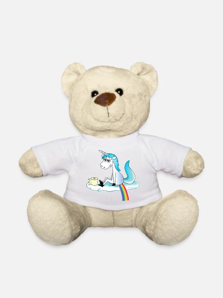 Unicorn pops rainbow - bleu - Nounours - blanc