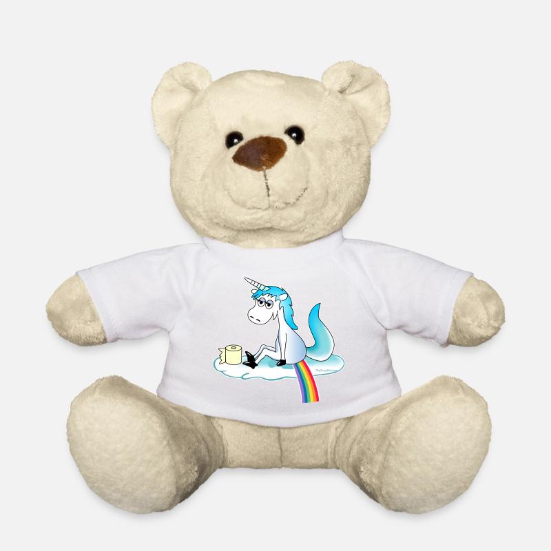 Unicorn pops rainbow - bleu - Nounours - blanc