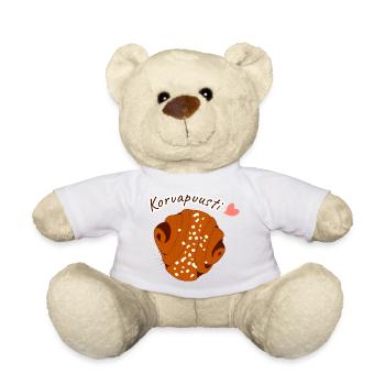 Finnische Zimtschnecken - Korvapuustit - Teddy - Weiß - Vorne