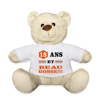 18 ANS ET BEAU GOSSE - Nounours - blanc - Devant