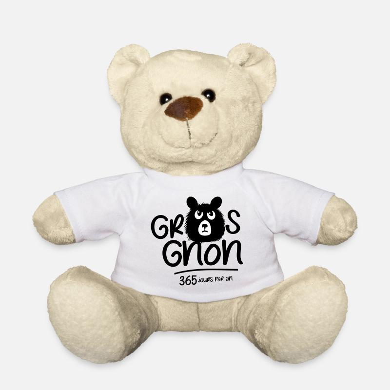 Ours grognon 365 jours par an ! - Nounours - blanc