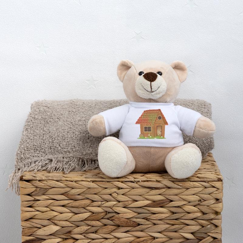 small windswept rustic hut Teddy Bear