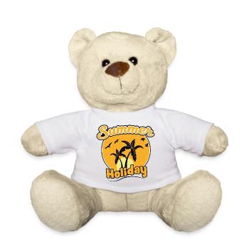 Summer holiday - Teddy Bear - white - Front