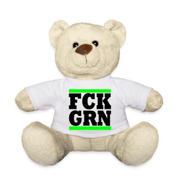 Fck grn - Teddy - Weiß - Vorne