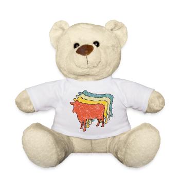 Cow Cows - Teddy Bear - white - Front