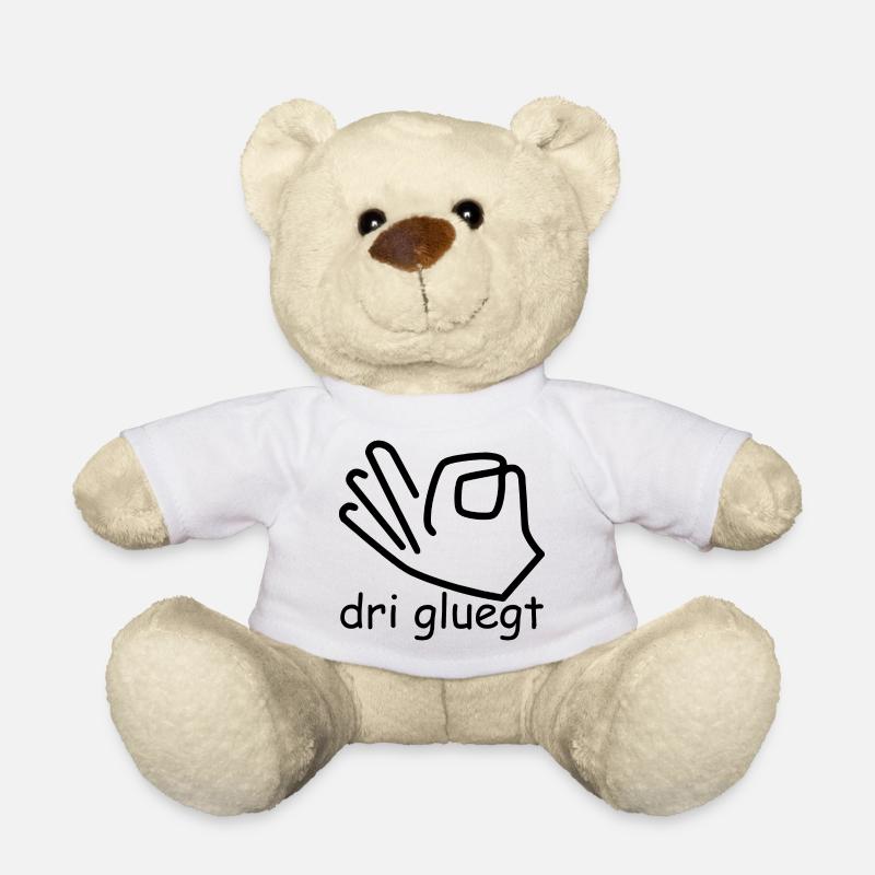 dri gluegt - Teddy - Weiß