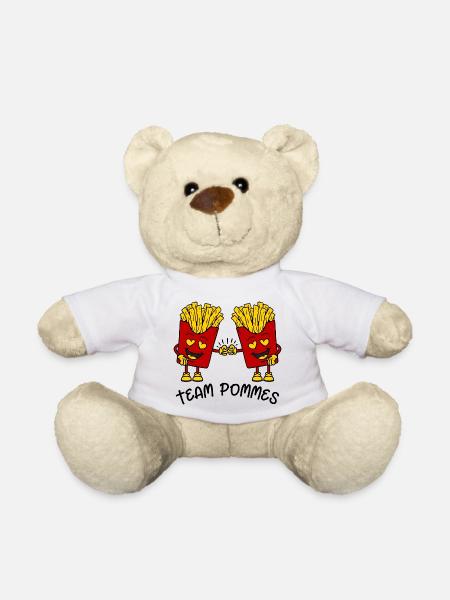 Team Pommes - Teddy - Weiß