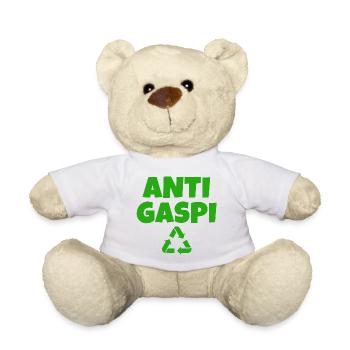 anti-gaspi, anti gaspillage, recyclage - Nounours - blanc - Devant