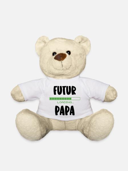 futur papa - Nounours - blanc