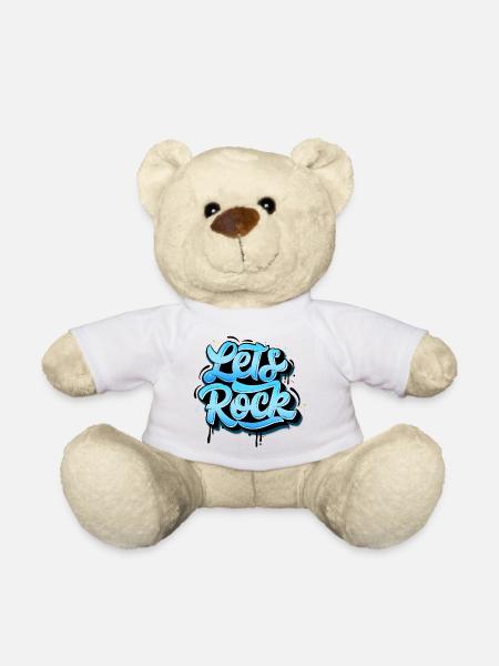 Let's Rock - Teddy - Weiß